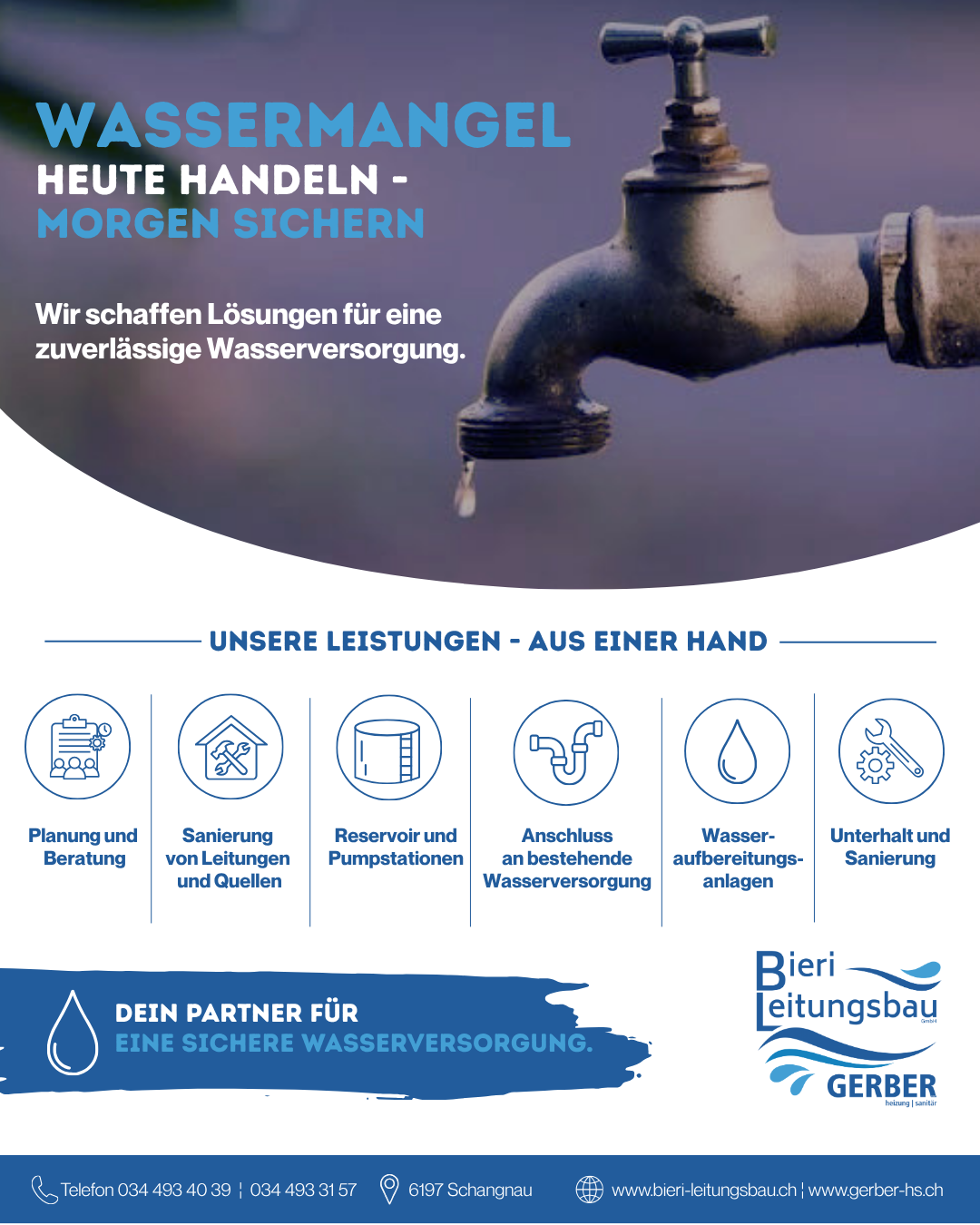 Dein Partner für eine sichere Wasserversorgung